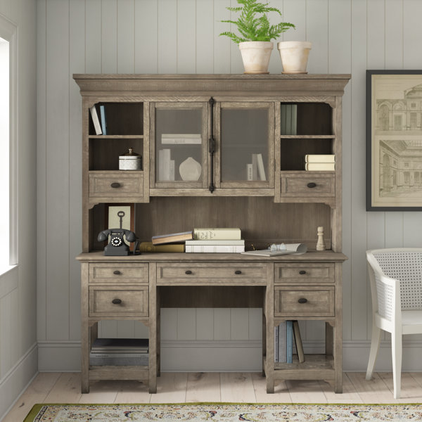 Birch Lane™ Finkle Secretary Desk with Hutch & Reviews Wayfair
